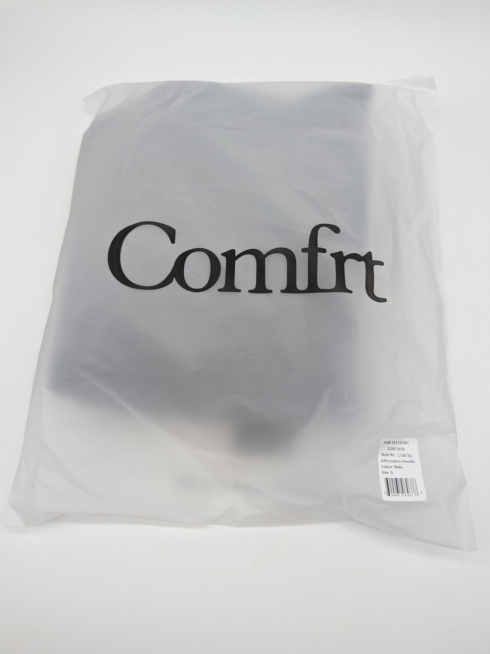 New Comfrt Affirmation Hoodie Slate - Picture 2 of 3